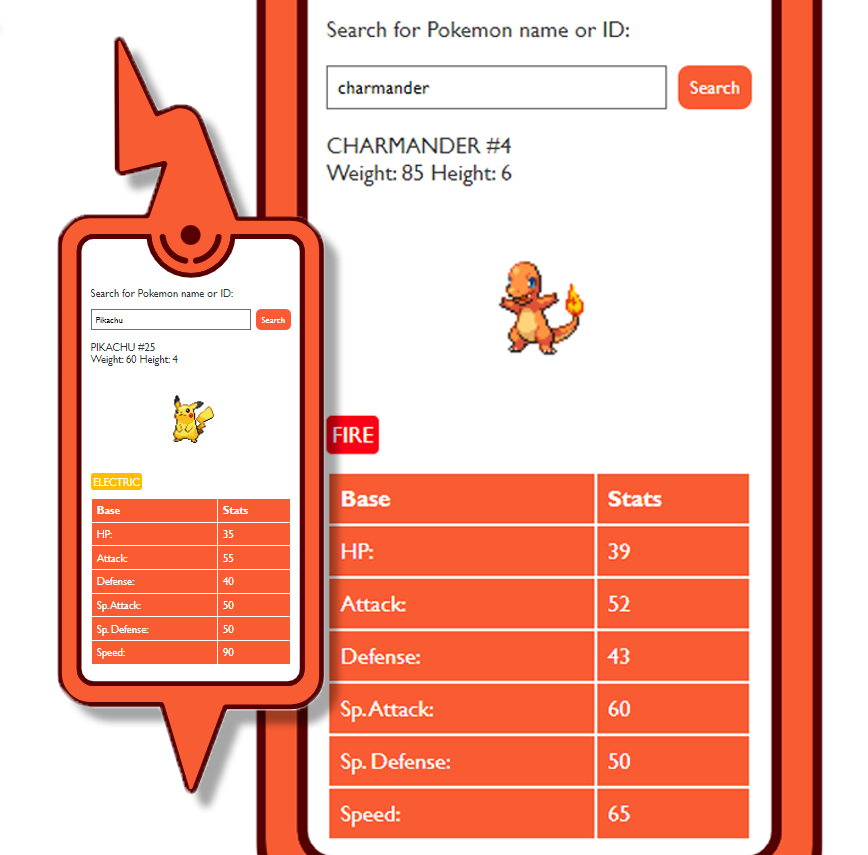 thumbnail for pokemon search app