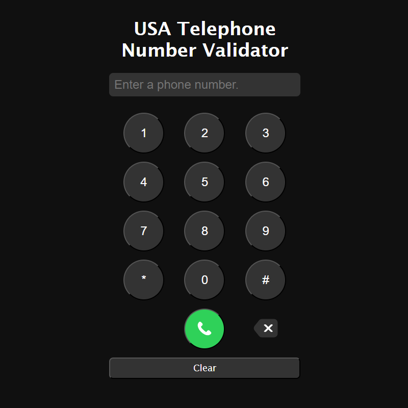 thumbnail for phone number validator app